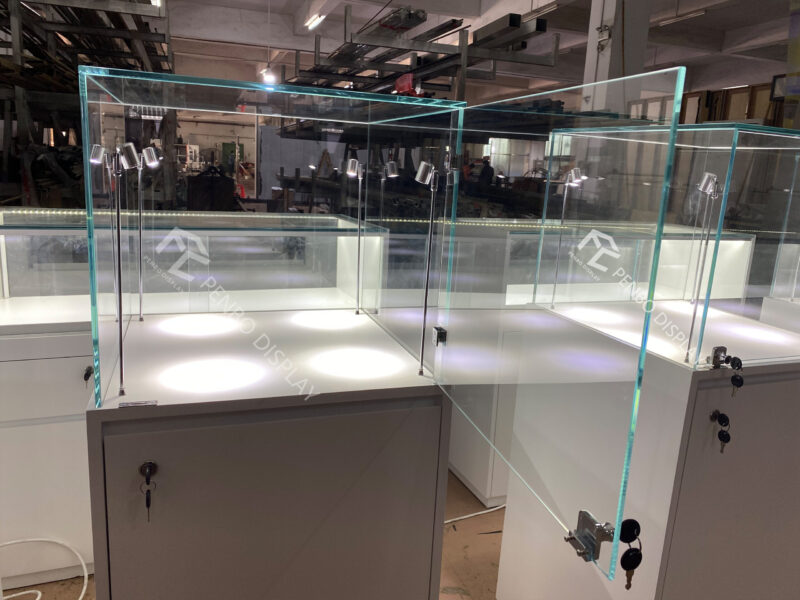 dispensary display cases,glass display case