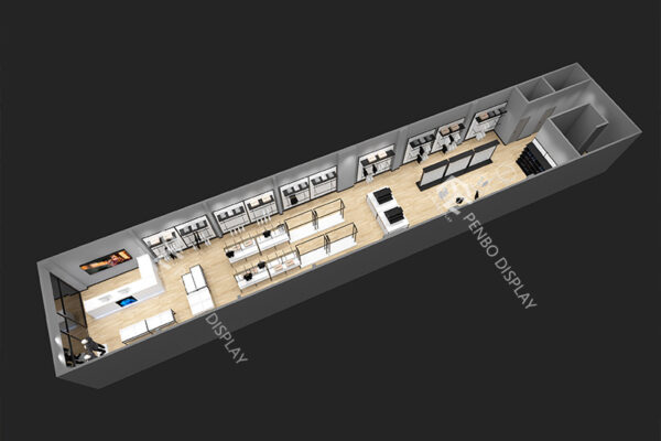 Casual Men’s Clothing Store Design | Heavy Duty Clothes Rack