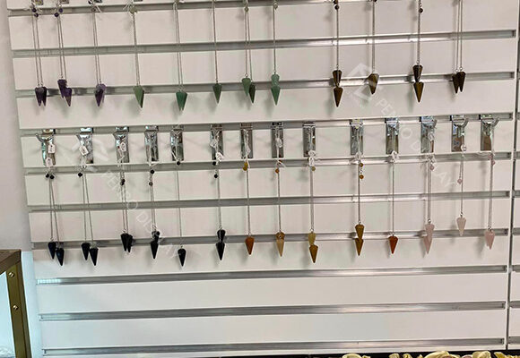 Slatwall Jewelry Displays With Hooks