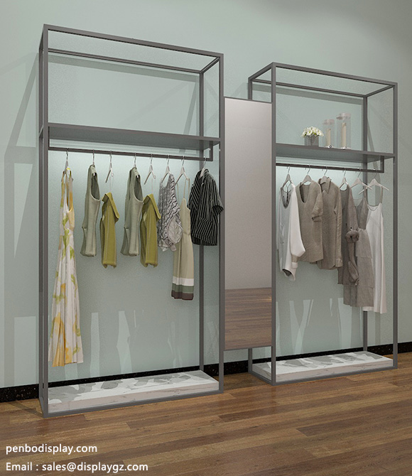 Target clothes rack,garment rack with shelves,display hanger rack