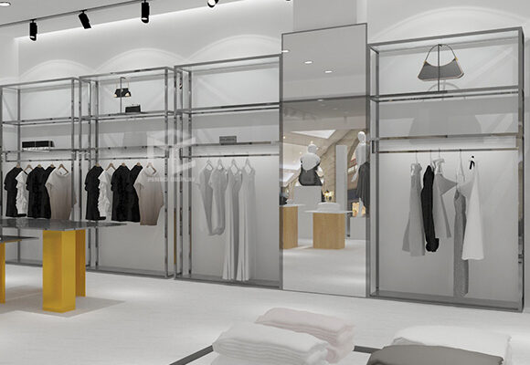 Lady’s Clothing Store Design & Display Fixtures