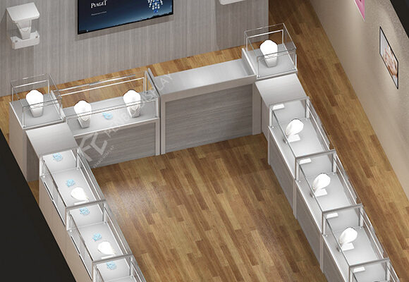 Modern Jewellery Shop Counter Design