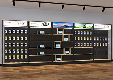 cell phone accessories display，display case accessories