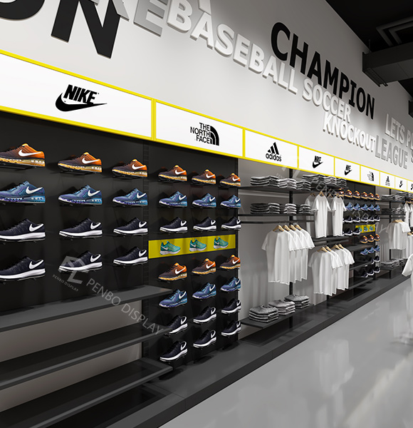 shoe wall display,sneaker wall display,sneaker display case,shoe wall shelves,
