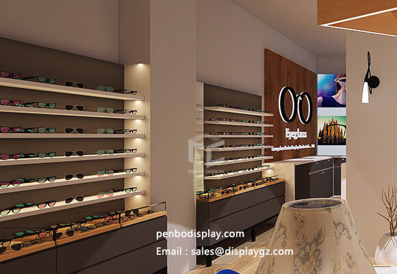 Luxury Modern Optical Shop Design | Sunglass Wall Display