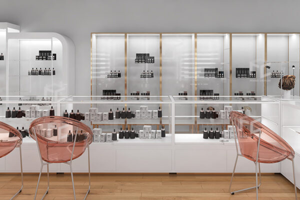 Hair Store Design | Wig Display Shelves