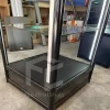 Glass Display Cases With Shelves，glass showcase led lights,glass display cases for sale