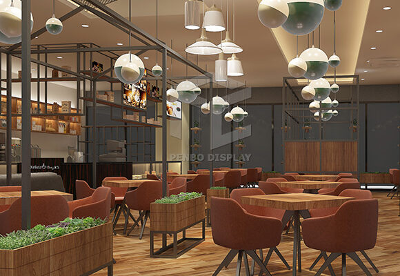 Coffee & Bubble Tea Shop Interior Design