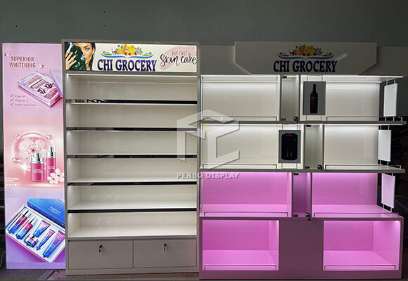 Custom Cosmetic Display Shelf for Shops