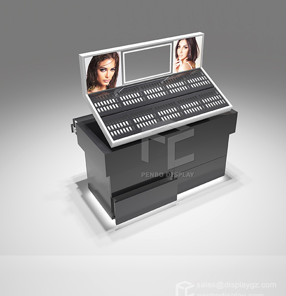 cosmetic display counter