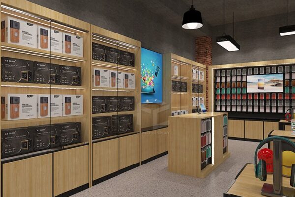 Mobile phone shop interior design | electronic shop furniture