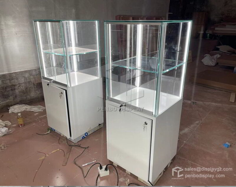 pedestal display cases