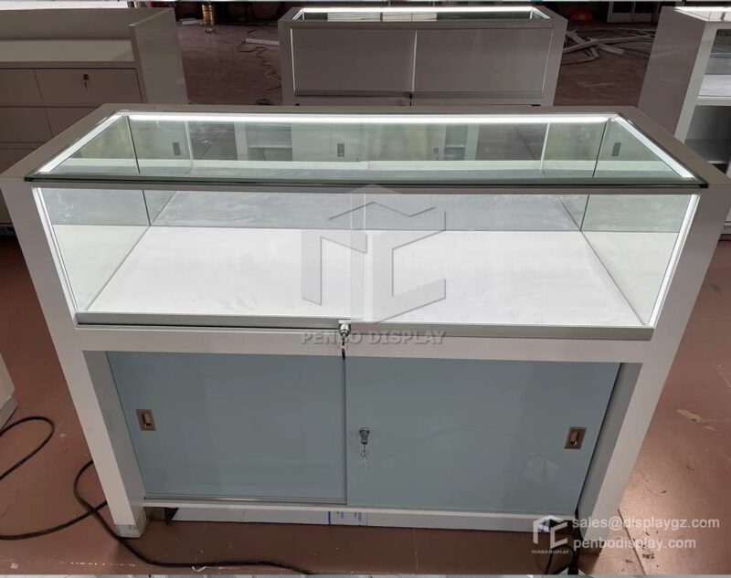 glass display case