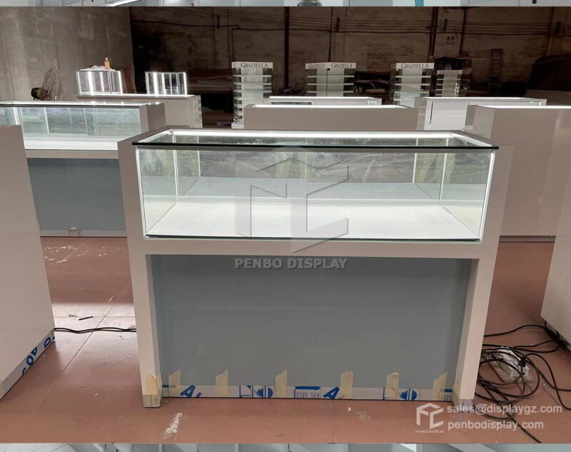 glass display case