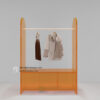 boutique clothing display racks with counter