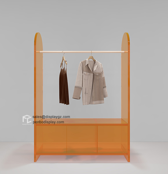 boutique clothing display racks with counter