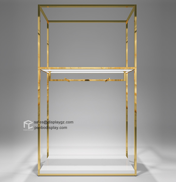 clothing rack with shelves,clothing display racks,garment rack with shelves,metal clothes rack,display stand for shop