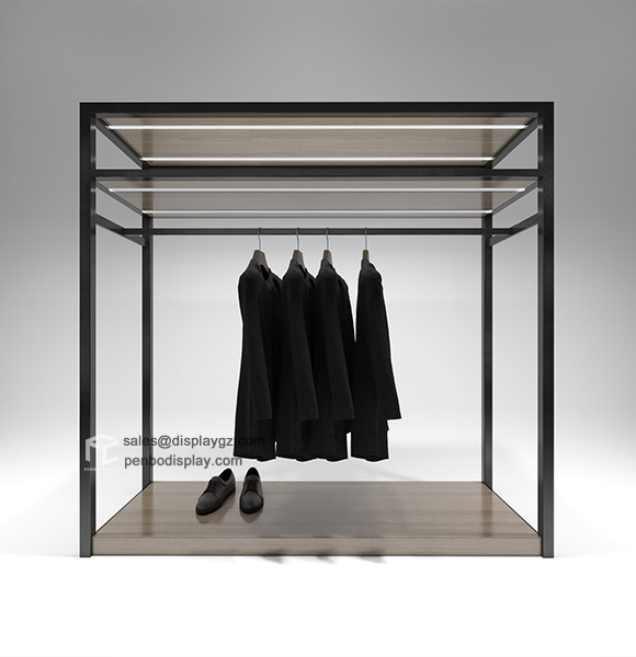 Wardrobe Display Rack Wall mounted clothing rack & clothing displays | supplier_penbo