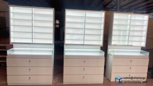 Custom Floor Standing Optical Display Cabinets - Penbo Display