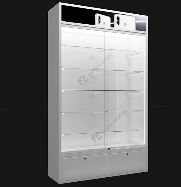 cell phone store fixtures, glass display case.glass showcase