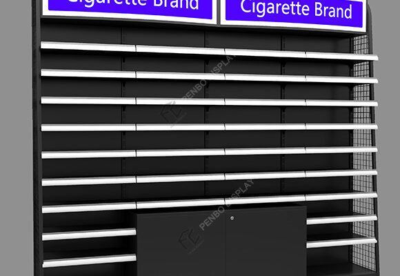 Cigarette Shelf Storage For Convenience Store