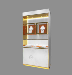 Wall Mounted Jewelry Display Case &amp; Showcase &amp; Custom _Penbodisplay
