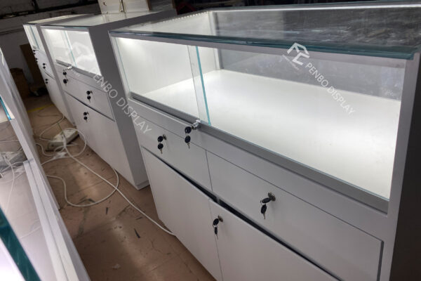 Custom dispensary display cases | drug display case