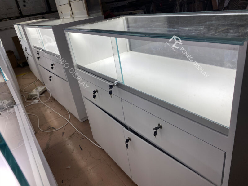 dispensary display cases,glass display case