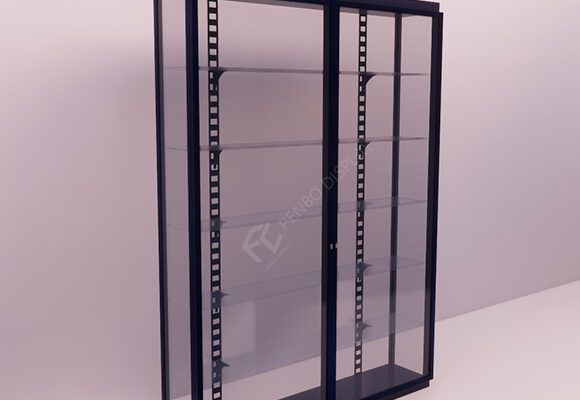 Hall Way Glass Shelf Display Case