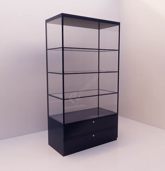 display cabinet with glass doors and shelves,glass display cabinet,modern glass display cabinet