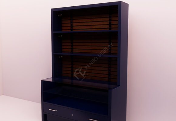 Wall Mounted Display Case with Shelves