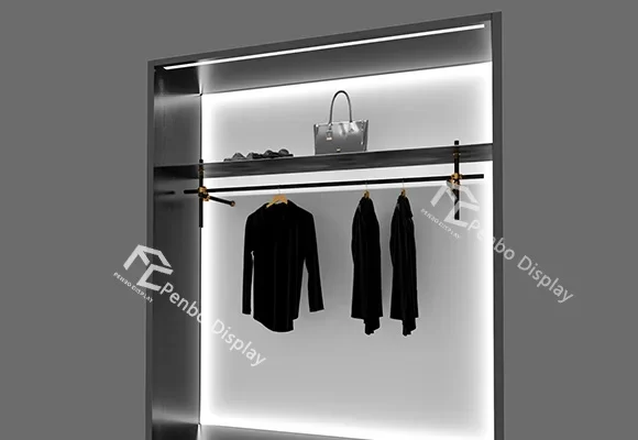 High-end Men’s Clothing Store Design and Fixtures