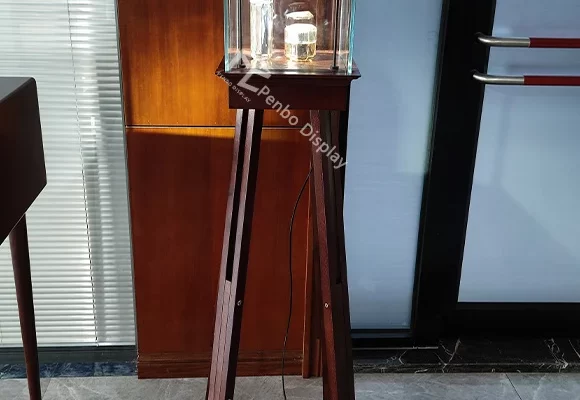 Pedestal Jewelry Display Case with Legs