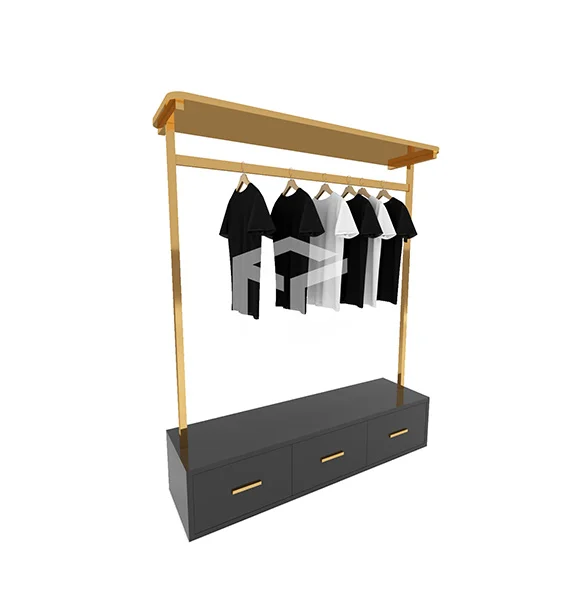 Heavy Duty Clothing Rack with Storage
