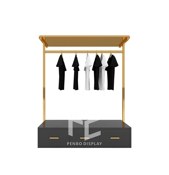 Heavy Duty Clothing Rack with Storage