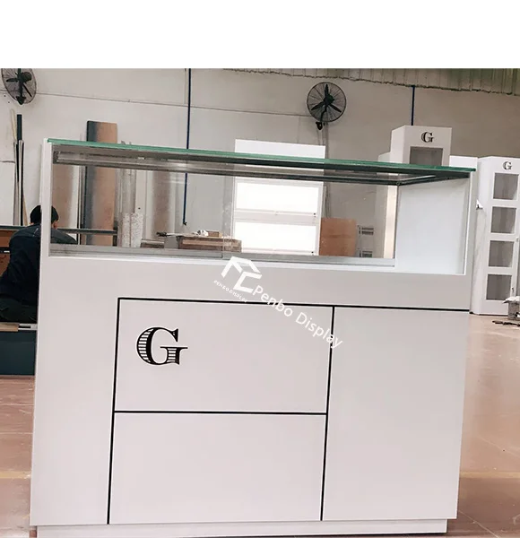 Cannabis Glass Counter Display Cases