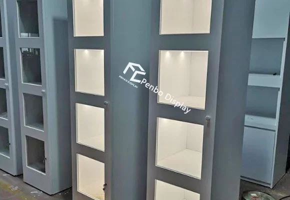 Cannabis Wall Cabinet with Shelves