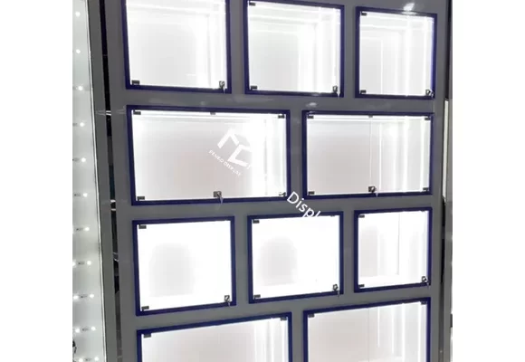 Custom Luxury Bag Display Cabinet with Led for Shop