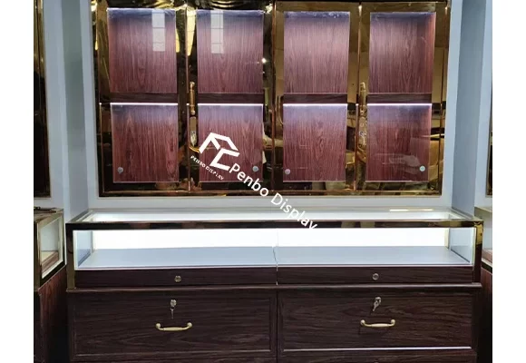 Professional Vintage Jewelry Display Cabinet for Shop