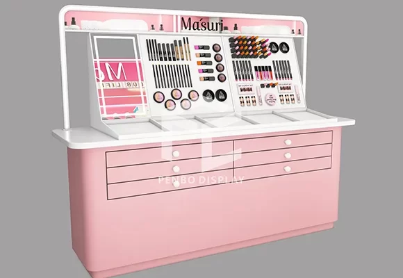 Cosmetics Display Products Stand & Makeup Storage Cabinet