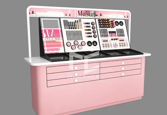 Cosmetics Display Products Stand & Makeup Storage Cabinet