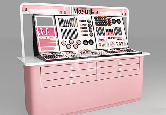 Cosmetics Display Products Stand & Makeup Storage Cabinet