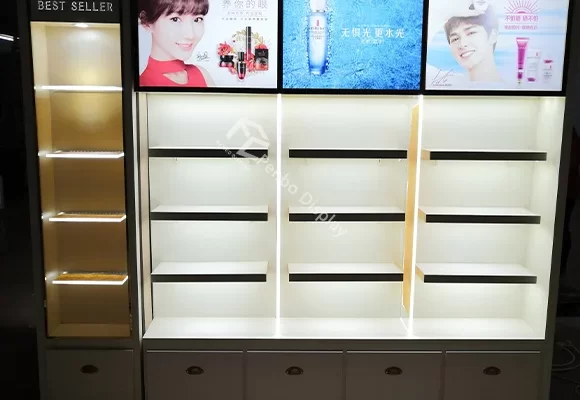 Professional & Makeup Skincare Display Stand Shelves for Shop