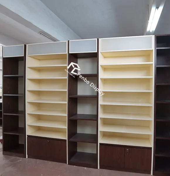pharmacy shelves fixtures