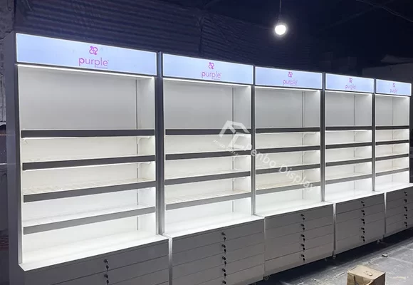 High-end Nail Polish Display Shelves & Cabinet for Sale