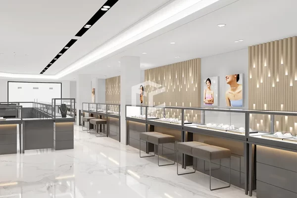 Jewelry Store Design and Custom Showcase In USA