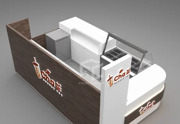 High-end Coffee Kiosk & Coffee Shop Counter for Sale