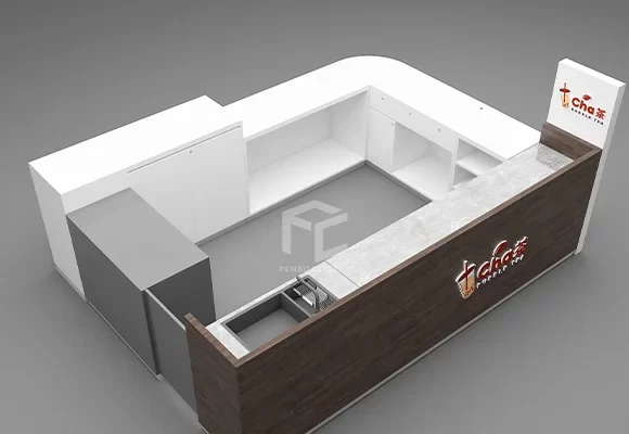 High-end Coffee Kiosk & Coffee Shop Counter for Sale