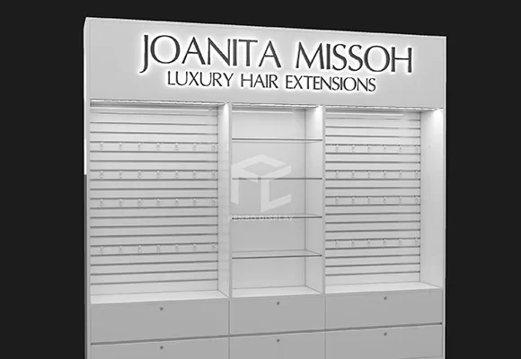 Beauty Salon Display Cabinet & Slatwall Panels