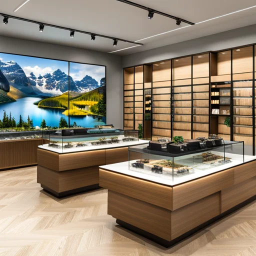 cannabis display cases